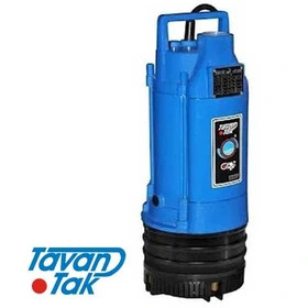 کف کش 100 متری تکفاز خروجی از بالا پروانه استیل "1.1/4 توان تک مدل TPT 100/4